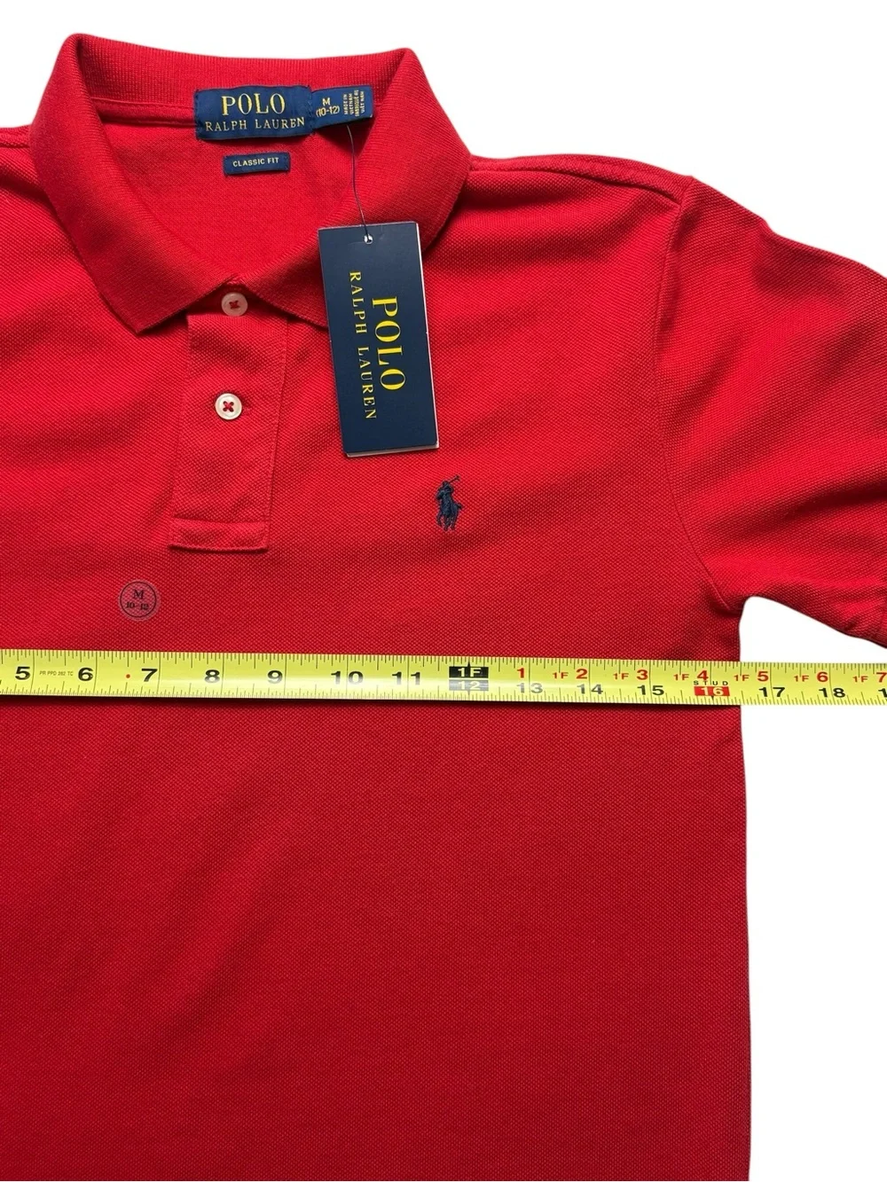 NWT Polo Ralph Lauren Boys M 10-12 Classic Fit Polo Shirt Red